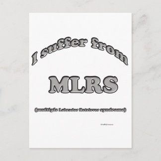 Labrador Retriever Syndrome Postcard