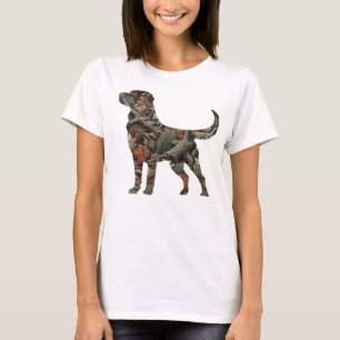 Labrador Retriever T-Shirt with Camouflage