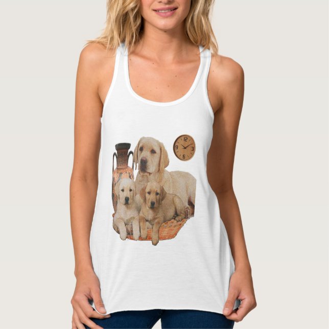 Labrador retriever  tank top (Front)