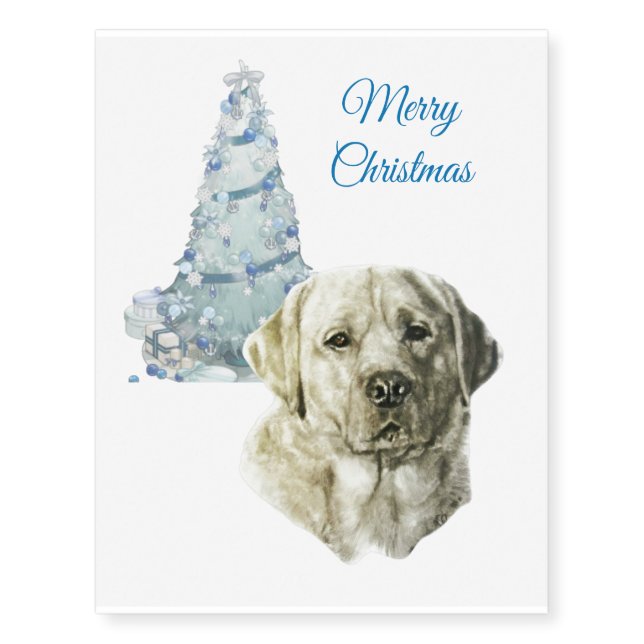 Labrador Retriever Temporary Tattoos (Front)