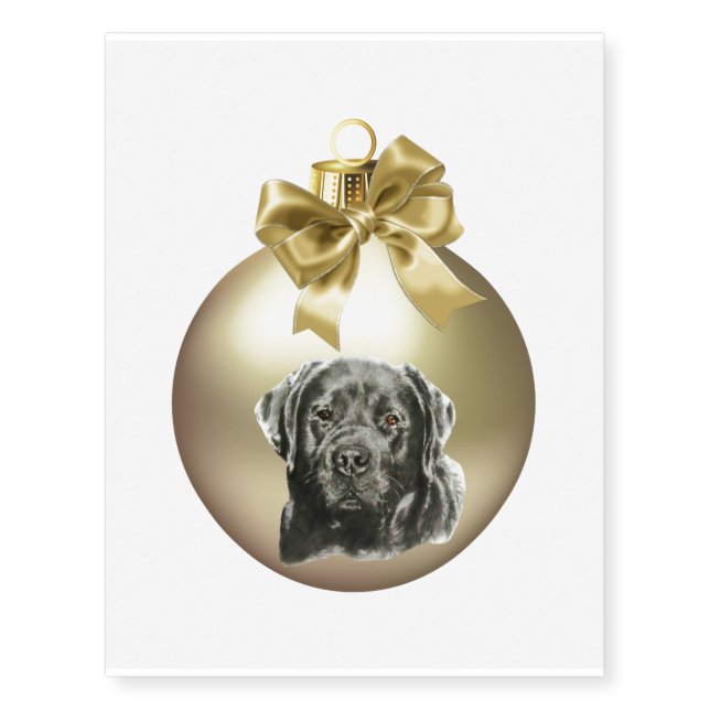 Labrador Retriever Temporary Tattoos (Front)
