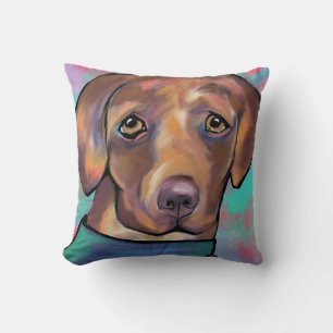 LABRADOR RETRIEVER THROW PILLOW