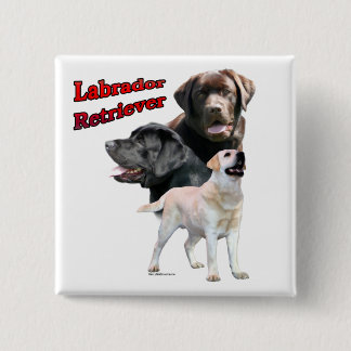 Labrador Retriever Trio 2 - Button