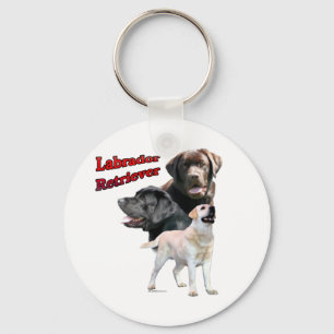 Labrador Retriever Trio 2 - Keychain
