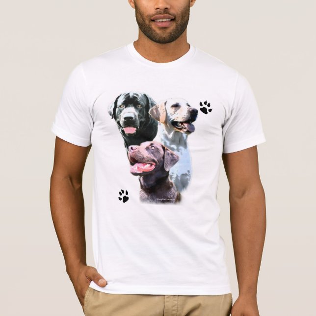 Labrador Retriever Trio T-Shirt (Front)