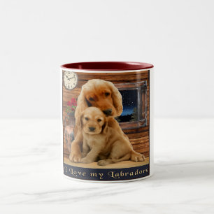 Labrador retriever Two-Tone coffee mug