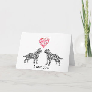 Labrador Retriever Valentine's Day Card
