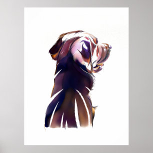 Labrador Retriever Wall Art Poster Dog Lover Gift