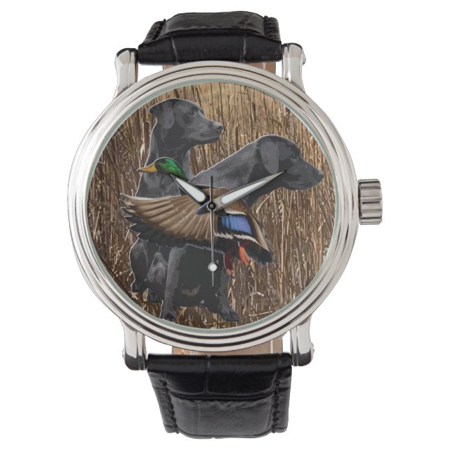 Labrador Retriever Watch, Duck Hunting Watch (Front)