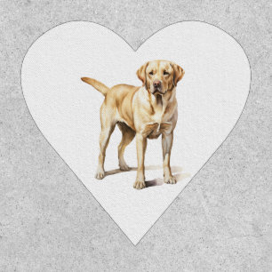 Labrador Retriever watercolor art Labrador Retriev Patch