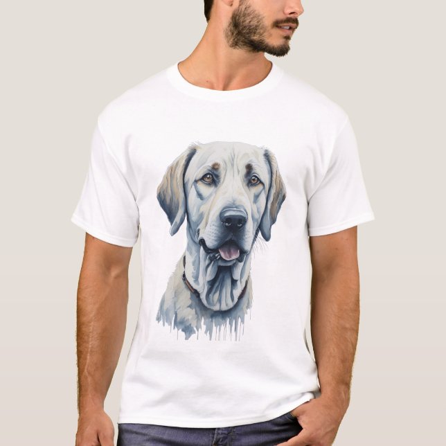 Labrador Retriever Watercolor T-Shirt (Front)