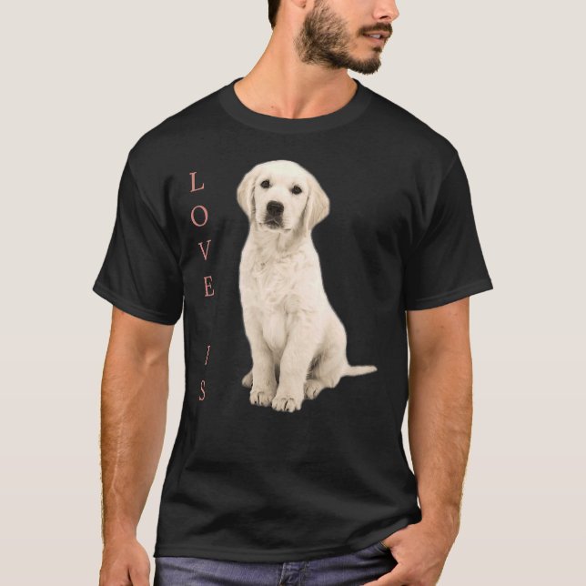 Labrador Retriever White Lab Dog Mom T-Shirt (Front)