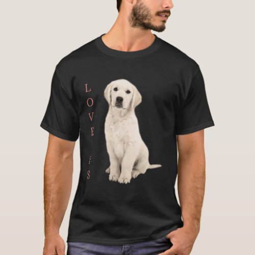 Labrador Retriever White Lab Dog Mom T_Shirt