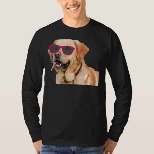 Labrador Retriever With Sunglass T_Shirt