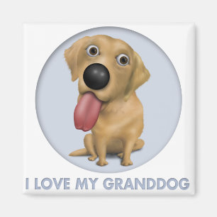Labrador Retriever (Yellow) Granddog Magnet