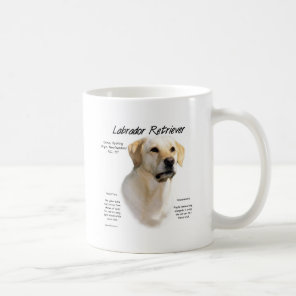Labrador Retriever (yellow) History Design Coffee Mug