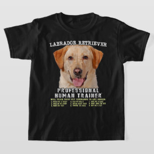 Labrador Retriever Yellow Lab Professional Human T T-Shirt