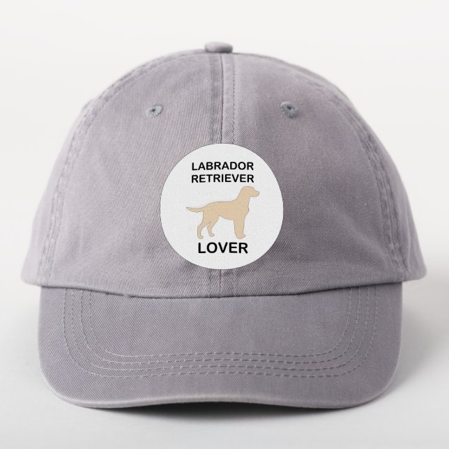 labrador retriever yellow lover patch (On Headwear)