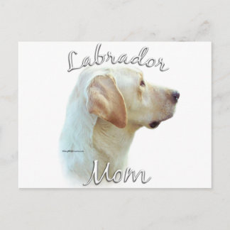 Labrador Retriever (yellow) Mom 2 Postcard