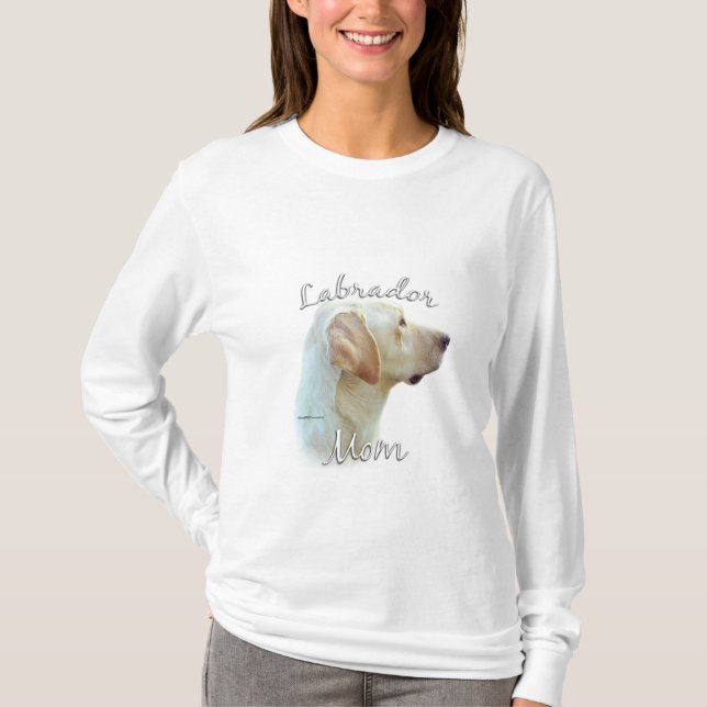 Labrador Retriever (yellow) Mom 2 T-Shirt (Front)