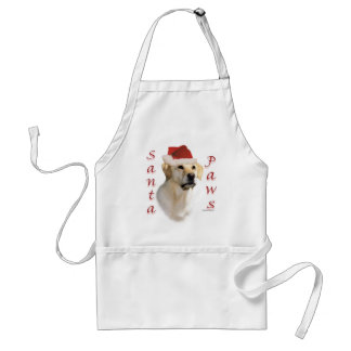 Labrador Retriever (yellow) Santa Paws Adult Apron