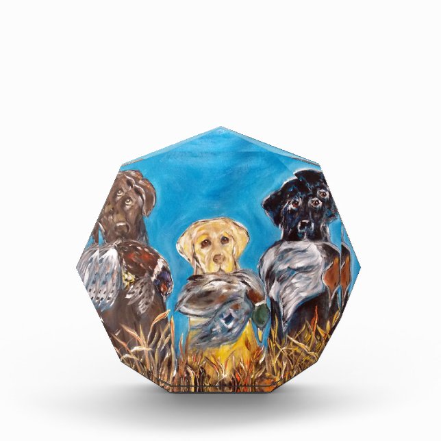 LABRADOR RETRIEVERS ACRYLIC AWARD (Front)