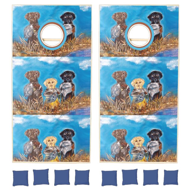 LABRADOR RETRIEVERS CORNHOLE SET (Set)