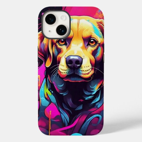 Labrador Retrievers Graffiti Case_Mate iPhone 14 Case