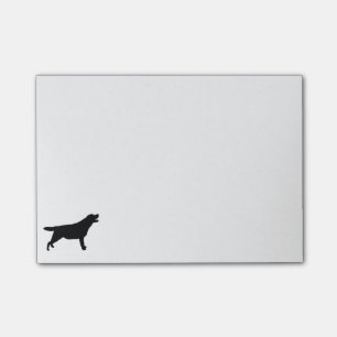 Labrador Retriver hunting dog Silhouette Post-it Notes