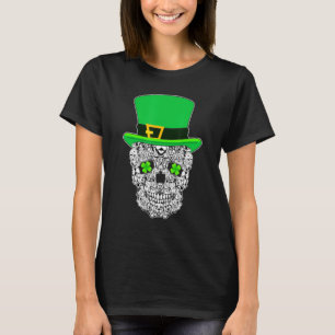 Labrador Skull Dog St Patricks Day T-Shirt