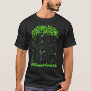 Labrador St Patricks Day Lover Irish Shamrock Dog  T-Shirt