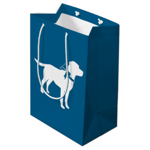 Labrador Theme - Dog Baby Shower Blue Lab Medium Gift Bag