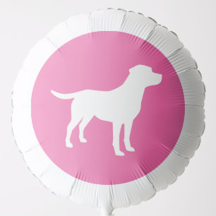 Labrador Theme Dog Baby Shower Pink Lab Balloon