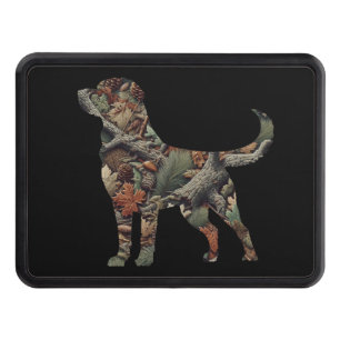 Labrador Trailer Hitch Cover, Hunting Camouflage Cover