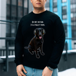 Labrador Trendy Bootleg Personalized Dog Photo Sweatshirt