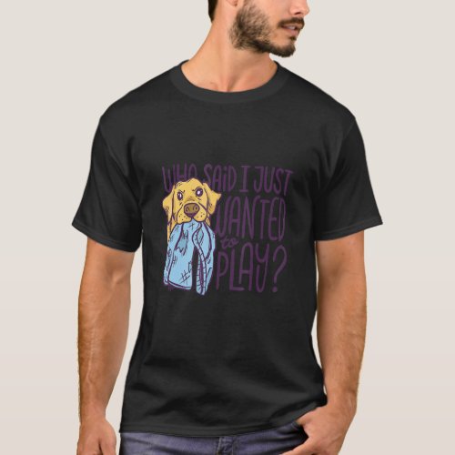 Labrador Trousers  Mouth Parody Dog    Golden Retr T_Shirt