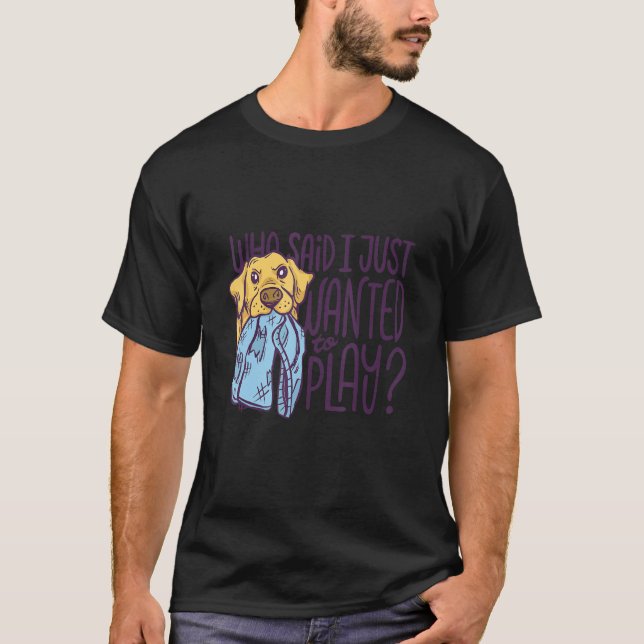 Labrador Trousers  Mouth Parody Dog    Golden Retr T-Shirt (Front)