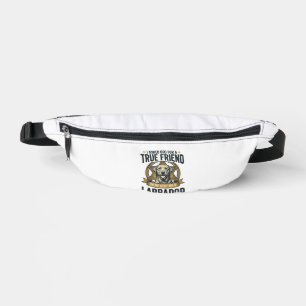 Labrador True Friend Vintage Dog Lover Design_1 Fanny Pack