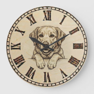 Labrador Wall Clock