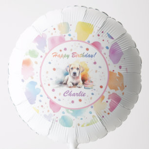 Labrador Watercolor Balloon