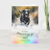 Labrador watercolour pet dog loss sympathy