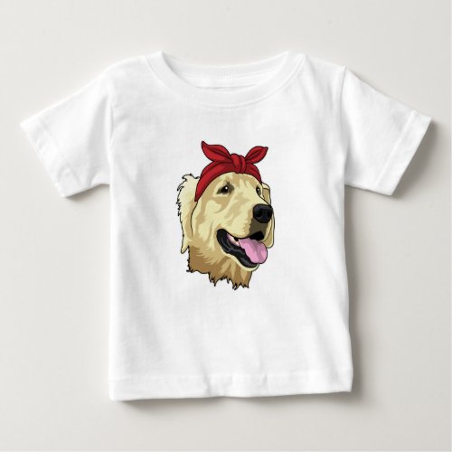 Labrador with Bandana Baby T_Shirt