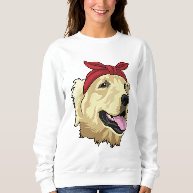 Labrador with Bandana Sweatshirt (Front)