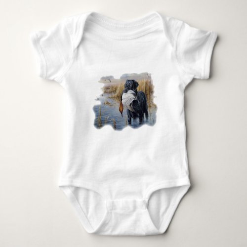 Labrador with Duck_ Duck Hunting Baby Bodysuit