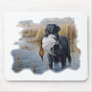 Labrador with Duck- Duck Hunting Mouse Pad