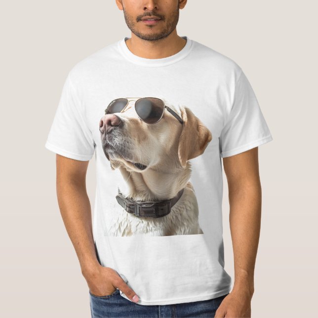 Labrador With Sunglasses T-Shirt (Front)