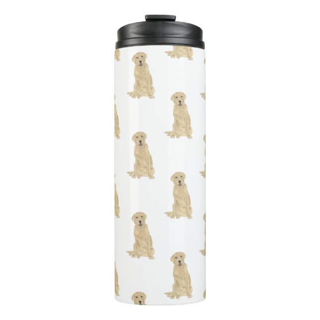 Labrador (Yellow) Thermal Tumbler (Front)