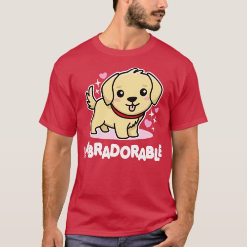 Labradorable Cute Kawaii Labrador Dog T_Shirt