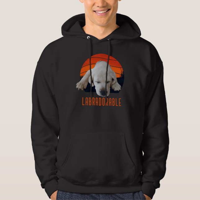 Labradorable Labrador Puppy Hoodie (Front)