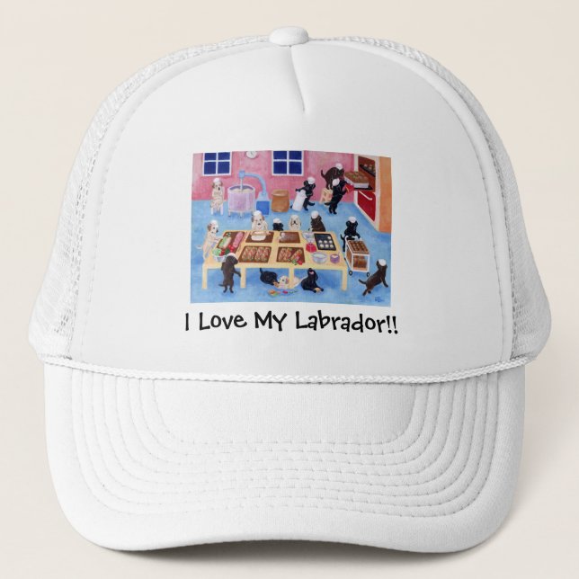 Labradors Bakery Trucker Hat (Front)